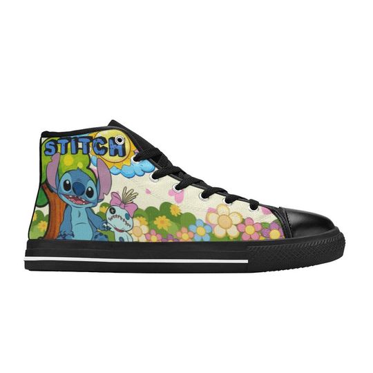 Lilo And Stitch High Top Shoes Sneakers