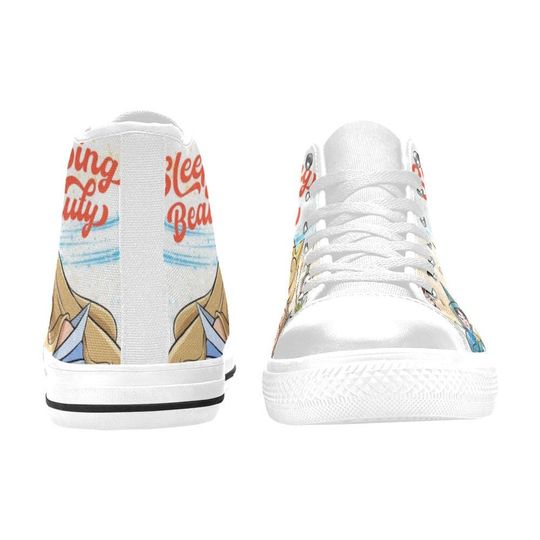 Sleeping Beauty High Top Shoes Sneakers