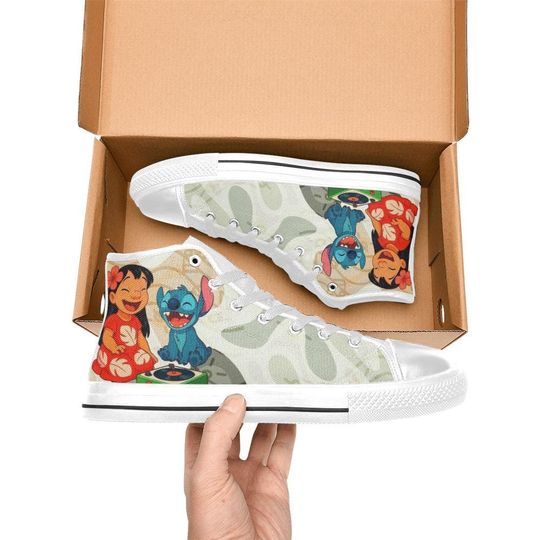 Lilo And Stitch High Top Shoes Sneakers