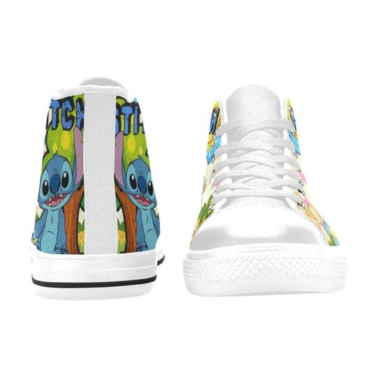 Lilo And Stitch High Top Shoes Sneakers