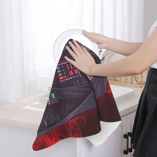 Darth Vader Hand Towel, Funny Political Home Decor, Kitchen Towel