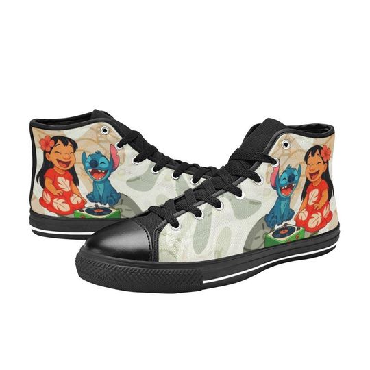 Lilo And Stitch High Top Shoes Sneakers