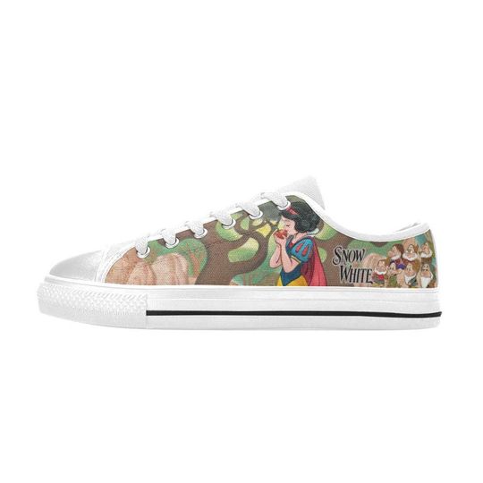 Snow White Low Top Shoes Sneakers