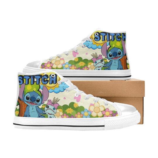 Lilo And Stitch High Top Shoes Sneakers