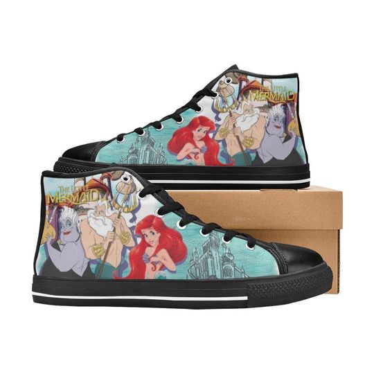The Little Mermaid High Top Shoes Sneakers
