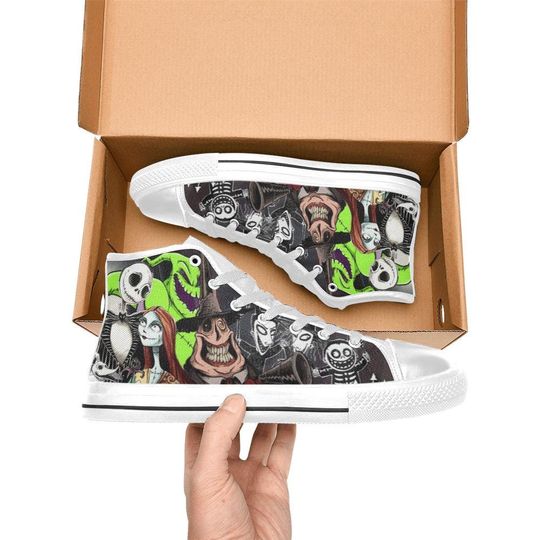 The Nightmare Before Christmas High Top Shoes Sneakers