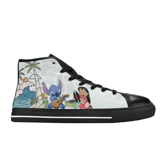 Lilo And Stitch High Top Shoes Sneakers