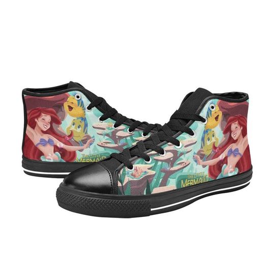 The Little Mermaid High Top Shoes Sneakers