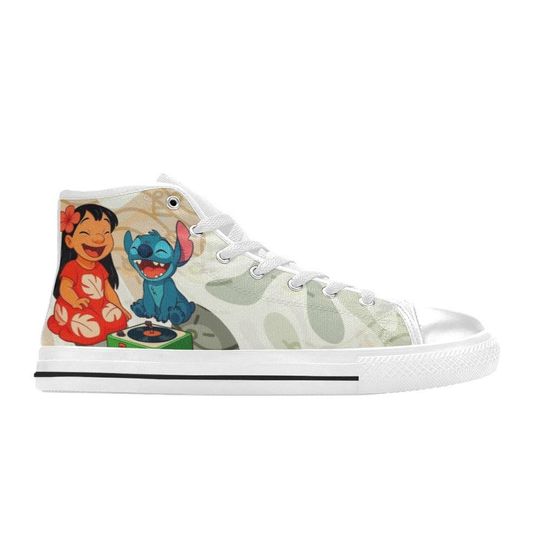 Lilo And Stitch High Top Shoes Sneakers