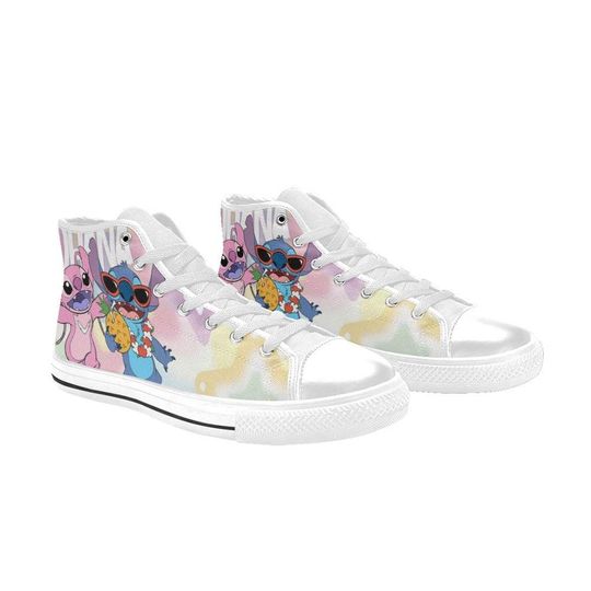 Lilo And Stitch High Top Shoes Sneakers