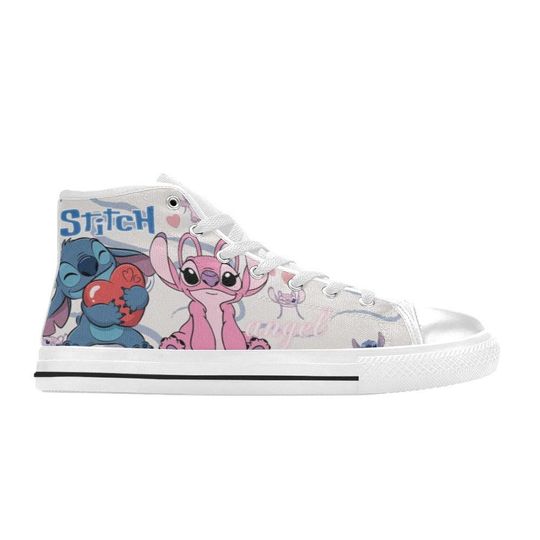 Lilo And Stitch High Top Shoes Sneakers