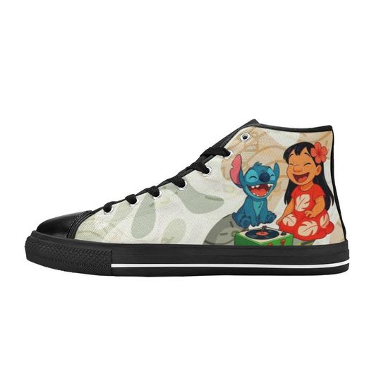 Lilo And Stitch High Top Shoes Sneakers