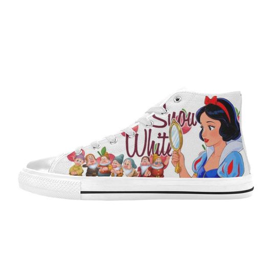 Snow White High Top Shoes Sneakers