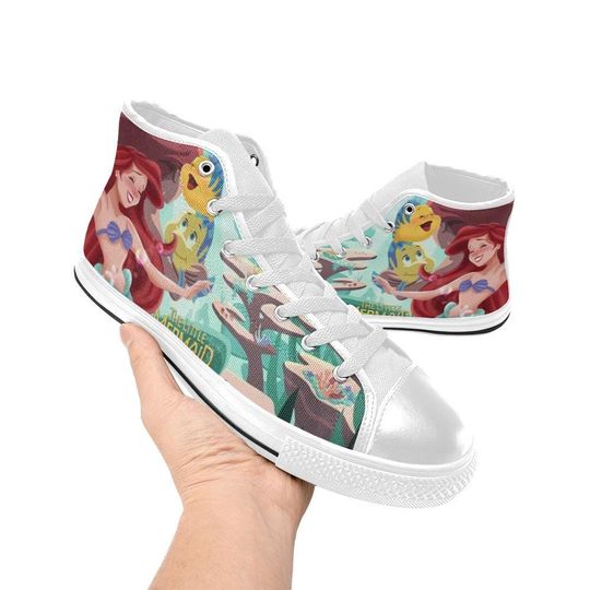 The Little Mermaid High Top Shoes Sneakers