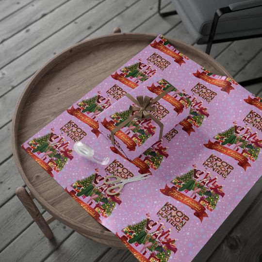 Huntrix, Kpop Demon Hunters Christmas Wrapping Paper, Gift Wrap