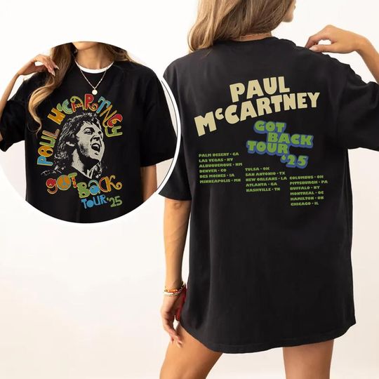 P McCartney Got Back Tour 2025 Sweatshirt