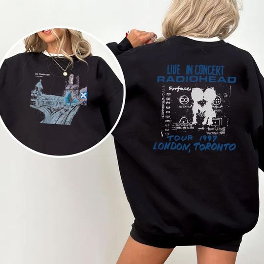 Radiohead OK Computer 1997 Album Graphic Sweatshirt