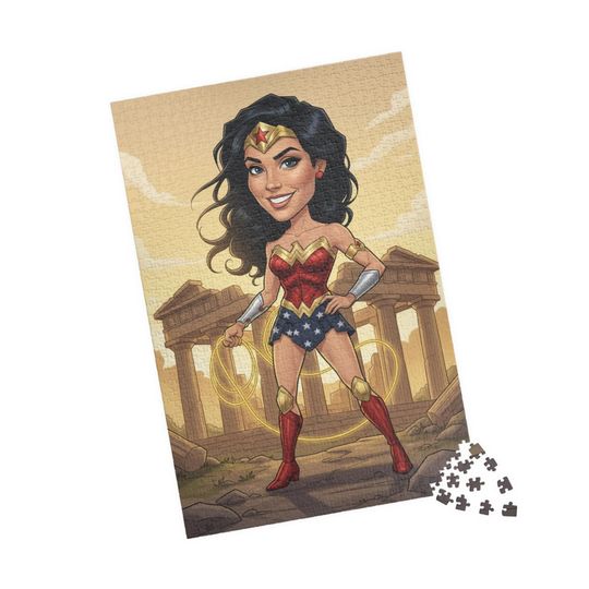 Custom Superhero Jigsaw Puzzle: Personalized Family Game Night