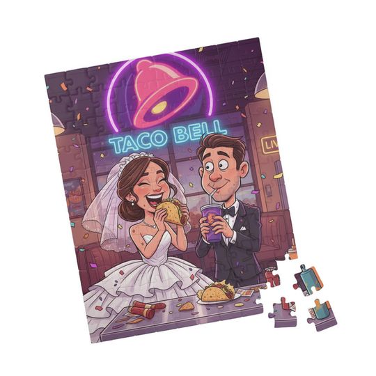 Custom Wedding Photo Puzzle: Personalized Engagement Gift