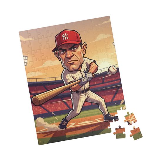 Custom Sports Puzzle | Personalized Athletic Caricature Gift | Unique Cartoon
