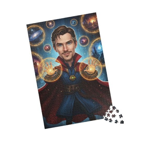 Custom Superhero Jigsaw Puzzle: Personalized Family Game Night