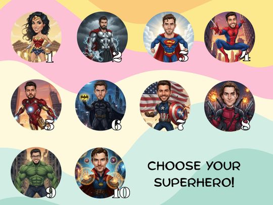 Custom Superhero Jigsaw Puzzle: Personalized Family Game Night