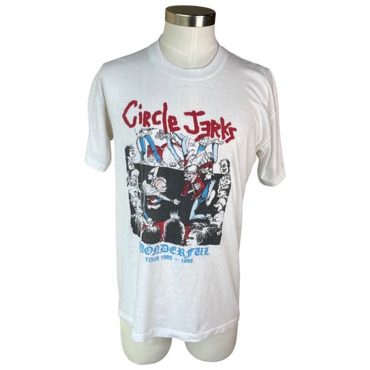1985 Circle jerks graphic T-shirt