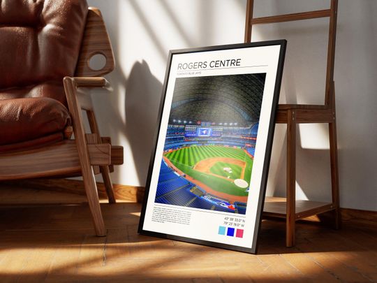 Toronto Blue Jays 2025 World Series Rogers Centre Poster