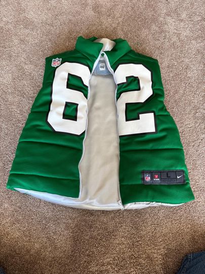 Custom Handmade Puffer Vest - Made From Your Jersey