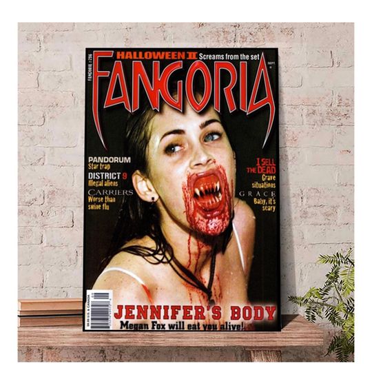 Halloween Horror Movie Jennifer Body Megan Fox Poster