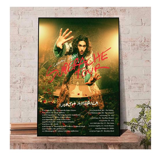 Conan Gray Superache Tour 2022 Poster, Conan Gray Fan Gifts Superache Tour Poster