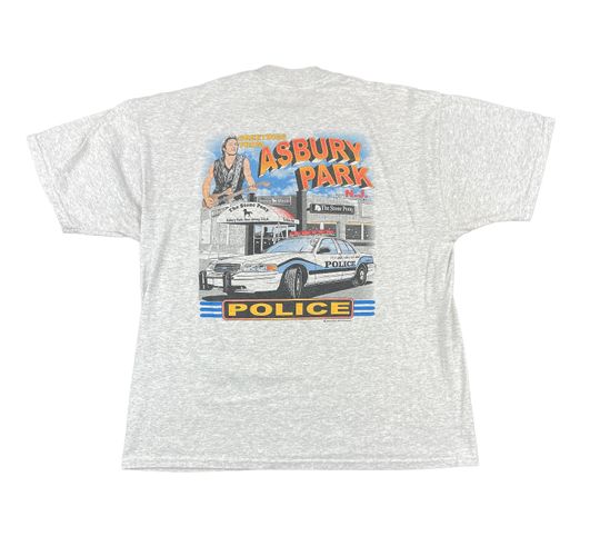 Vintage Bruce Springsteen Greetings From Asbury Park Police 2002 T-Shirt