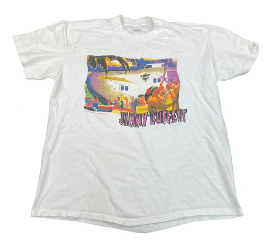 Vintage Jimmy Buffett The Outpost Tour 1991 T-Shirt