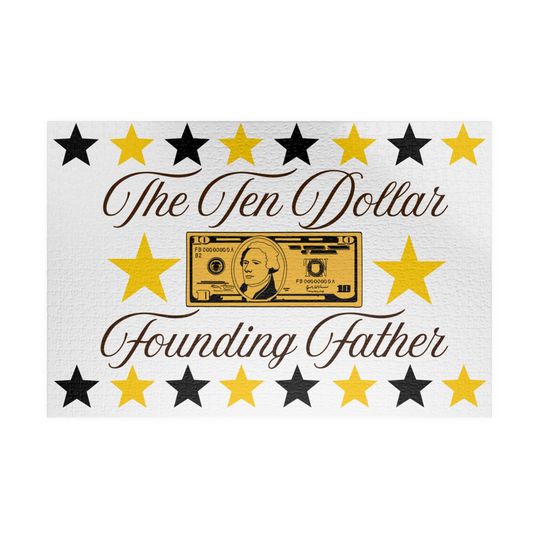 Hamilton Puzzle - Founding Father Musical Jigsaw Puzzle for Family Game Night