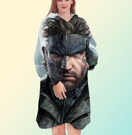 Metal Gear Solid Snake Eater Blanket Hoodie