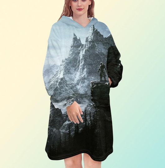 Skyrim Blanket Hoodie