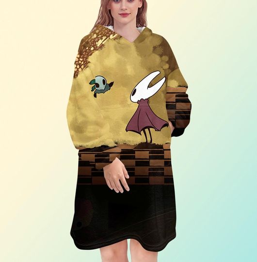 Hollow Knight Silksong Blanket Hoodie