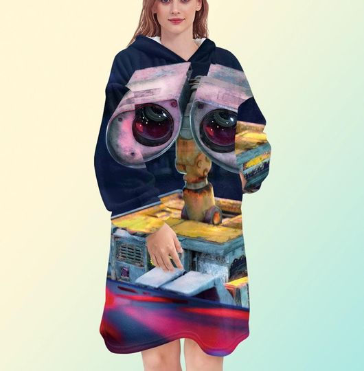 Wall-e Blanket Hoodie