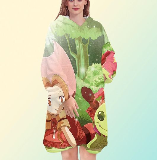 Digimon Palmon Blanket Hoodie