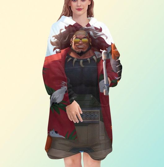 Overwatch 2 Mauga Blanket Hoodie