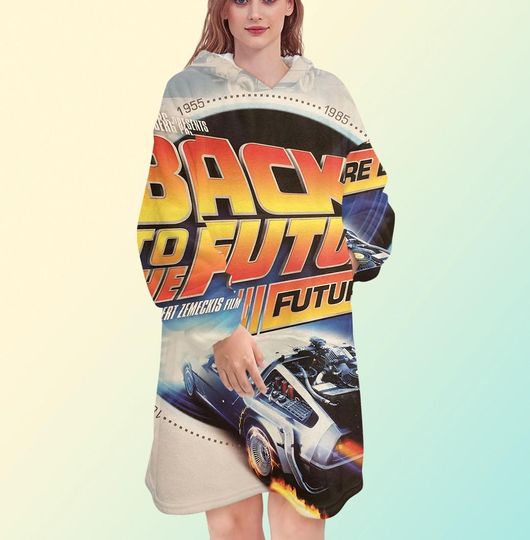Back To The Future Blanket Hoodie