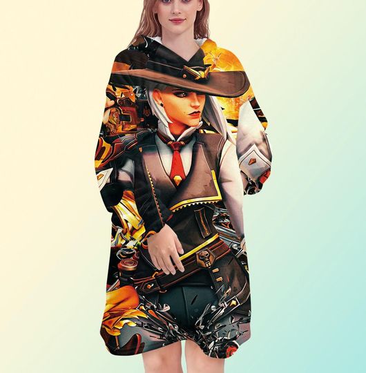 Overwatch 2 Ashe Blanket Hoodie