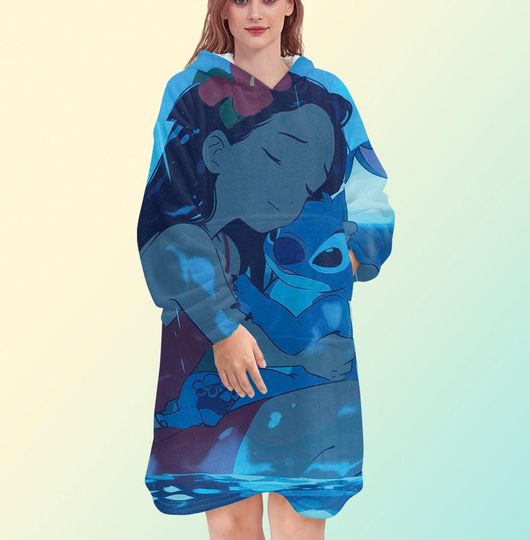 Lilo and Stitch Blanket Hoodie