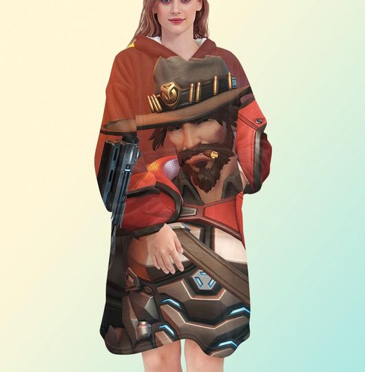 Overwatch 2 Cassidy Blanket Hoodie