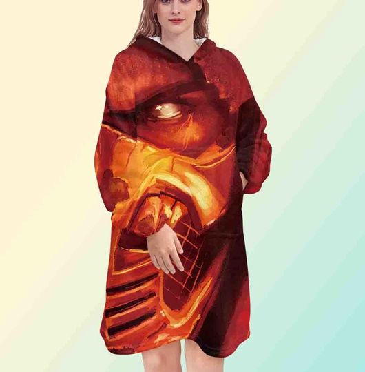 Mortal Kombat 11 - Scorpion Blanket Hoodie