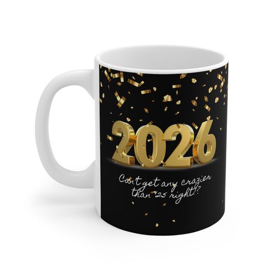 Custom Name 2026 Better Year Ahead Coffee Mug, New Year Gift