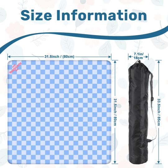 Mahjong Game Mat, Monogram Mohjong Mat, Preppy Style, Mahjong Gift