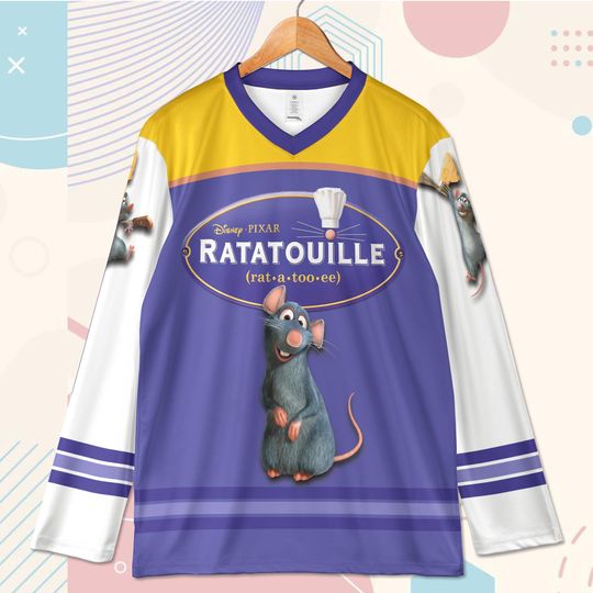 Custom Chef Mouse Baseball Jersey  Personalized Cartoon Jersey