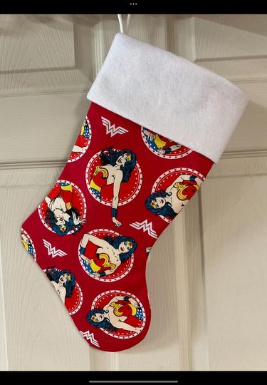 Wonder Woman Christmas Stocking