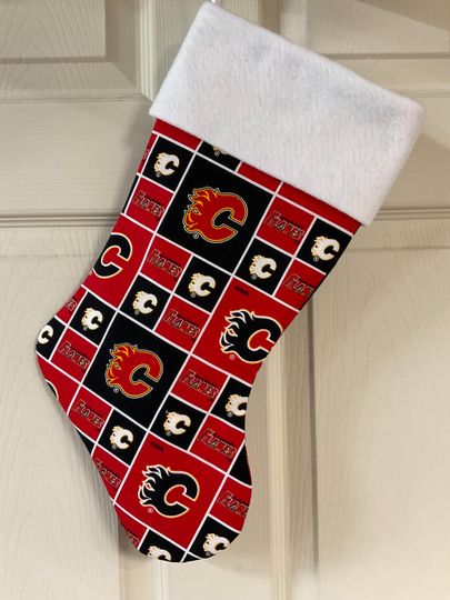 Calgary Flames Christmas Stocking